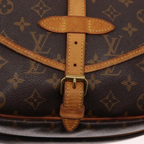 LOUIS VUITTON Monogram Saumur 30 Shoulder Bag M42256 LV Auth am9240 - Picture 13 of 16
